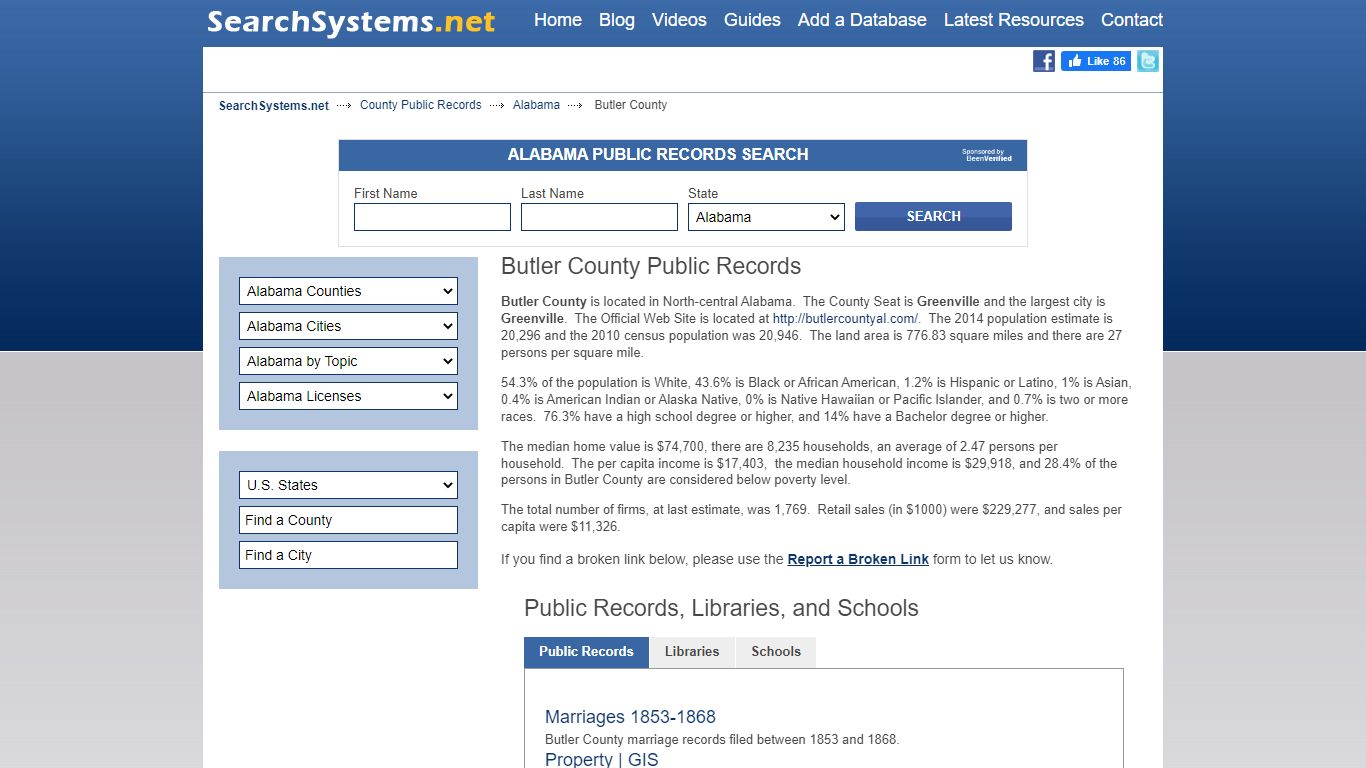 Butler County Criminal and Public Records